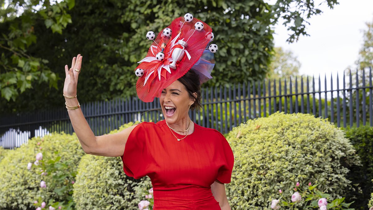 Royal Ascot’s Euros-Themed Hat: Lisa Snowdon’s Patriotic Fashion Statement