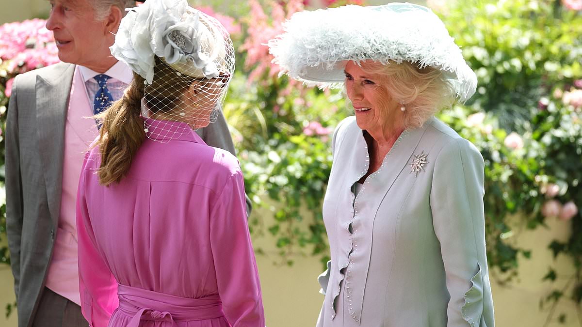 Royal Ascot Event: Queen, King Charles, and Darcey Bussell Encounter
